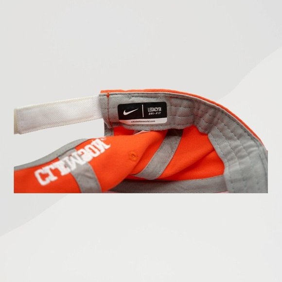 Nike ‎ LEGACY91 ~ Clemson University Hat ~ Adjustable Strap  ~ Strap One Size - Picture 8 of 8